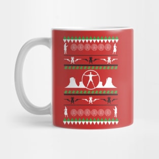 Ugly Christmas Sweater parody Mug